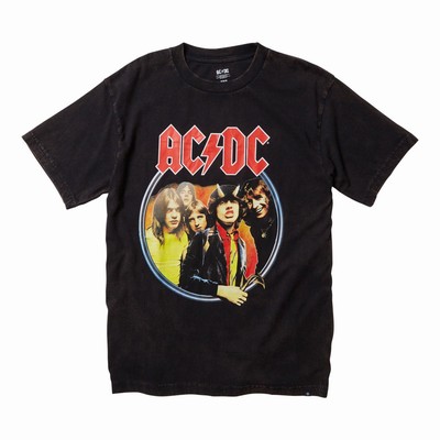 DC AC/Highway To Hell Men's Black T-Shirt Australia Online YJC-875